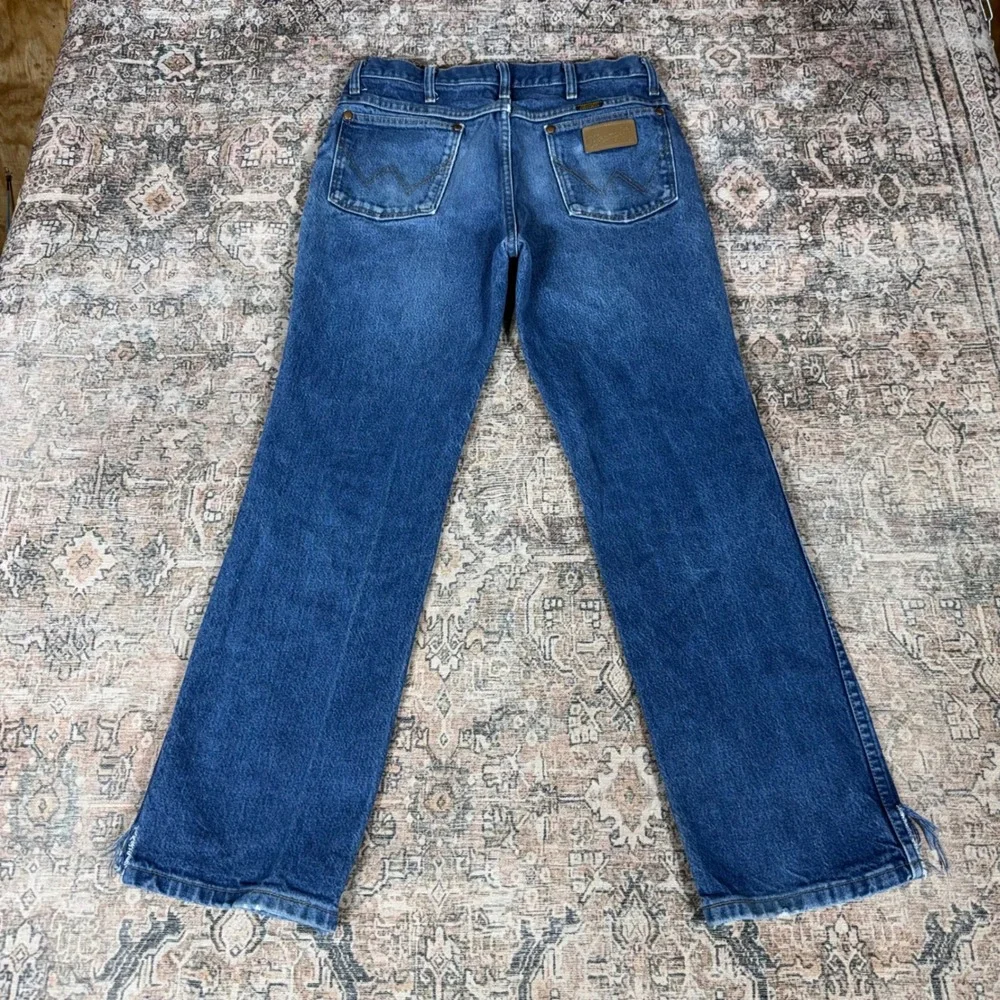 Wrangler 936PWD Cowboy Cut Blue Jeans Mens 32x30 Straight Leg Denim Mexico